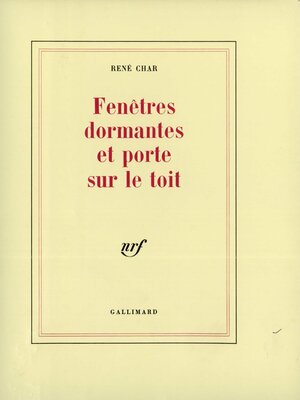 cover image of Fenêtres dormantes et porte sur le toit